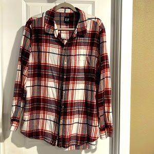 Plaid shirt from The Gap